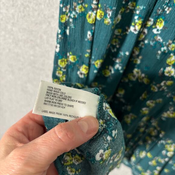 Wild Fable Dress XS Floral Gauzey Tiered Skater Y2K Babydoll Cottage Farmhouse - Picture 12 of 13